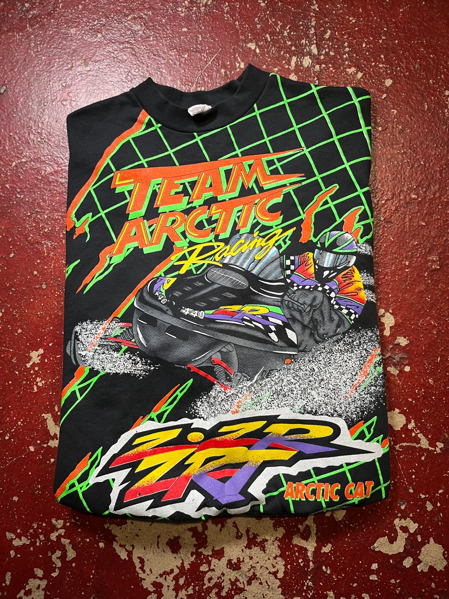 1995 Team Arctic Cat AOP Crewneck