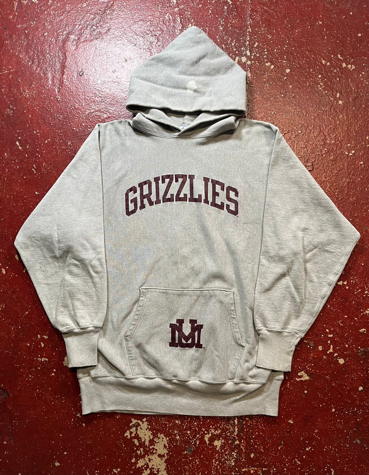 90s Champion Reverse Weave Montana Grizzlies Hoodie