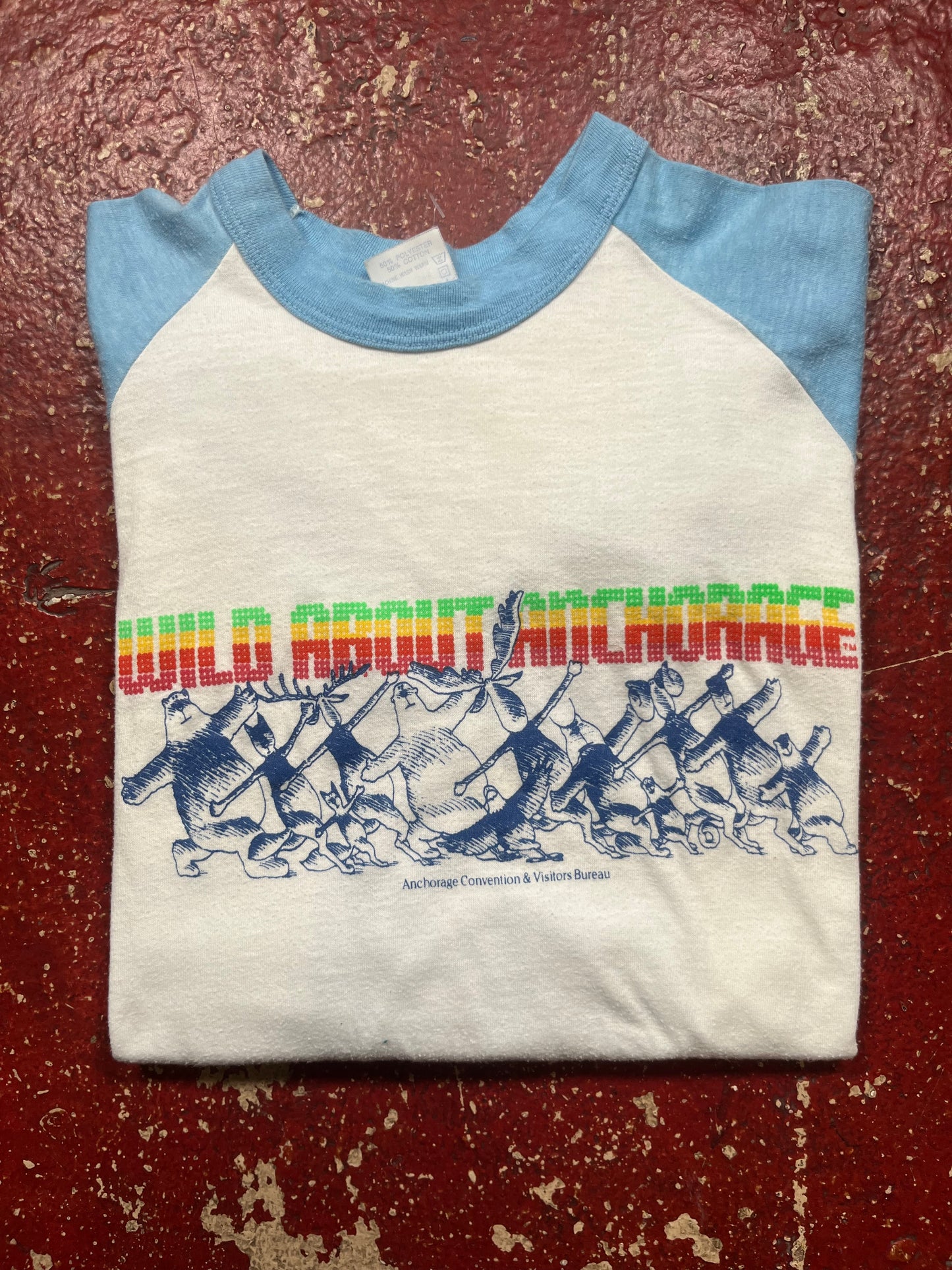 80s Wild About Anchorage Quarter Sleeve Shirt
