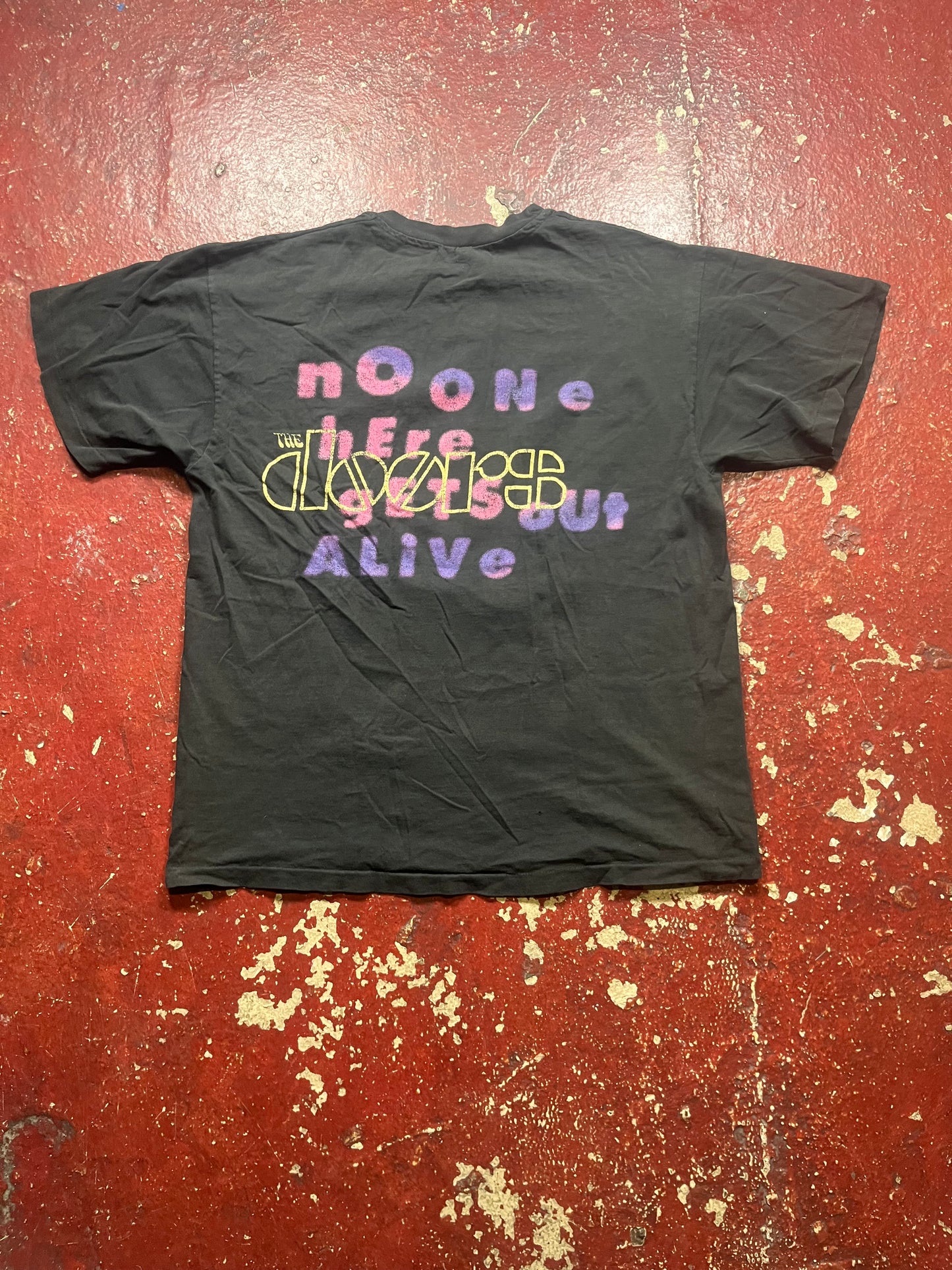 90s The Doors “No One Gets Out Alive” Tee