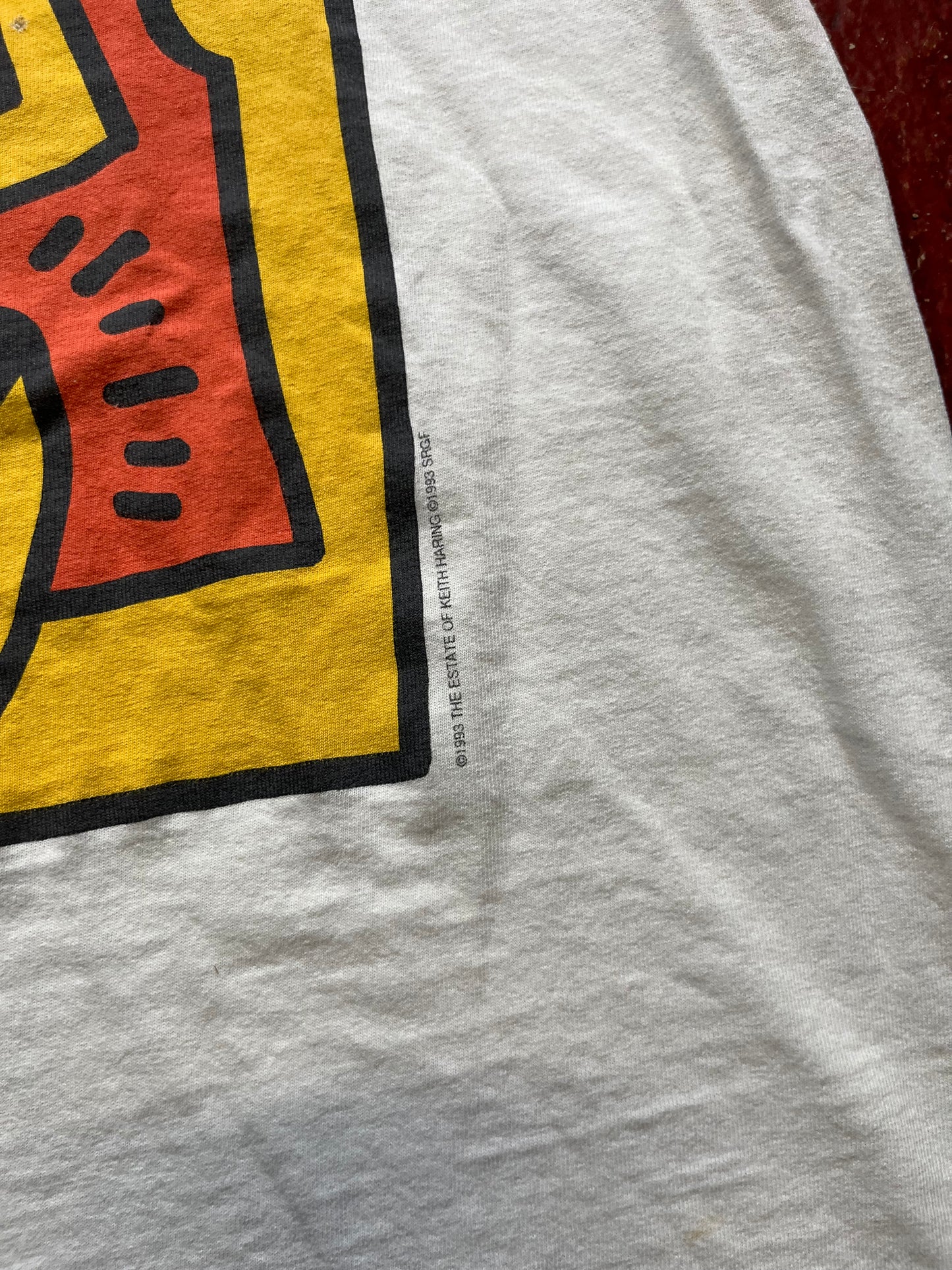 1993 Keith Haring “Learning Through Art” Tee