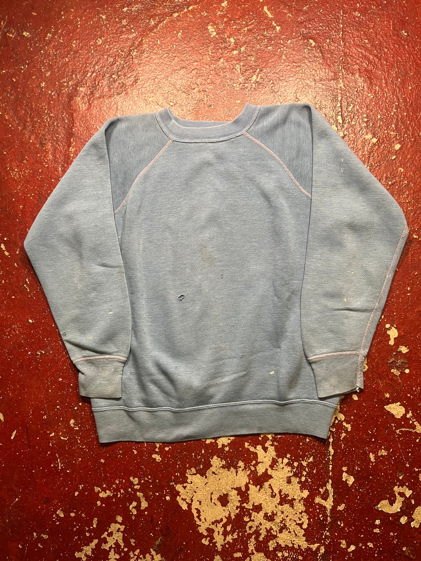 60s Light Blue Crewneck