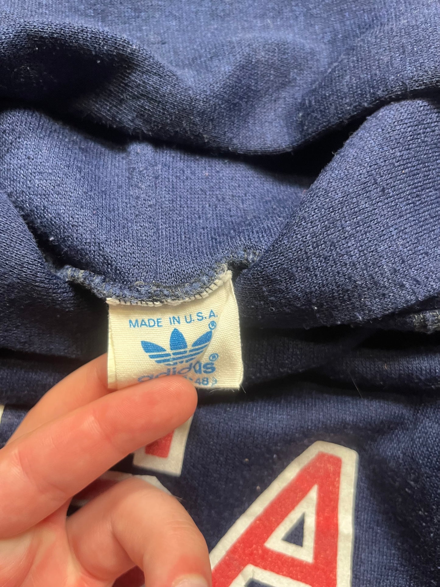 80s Adidas USA Hoodie