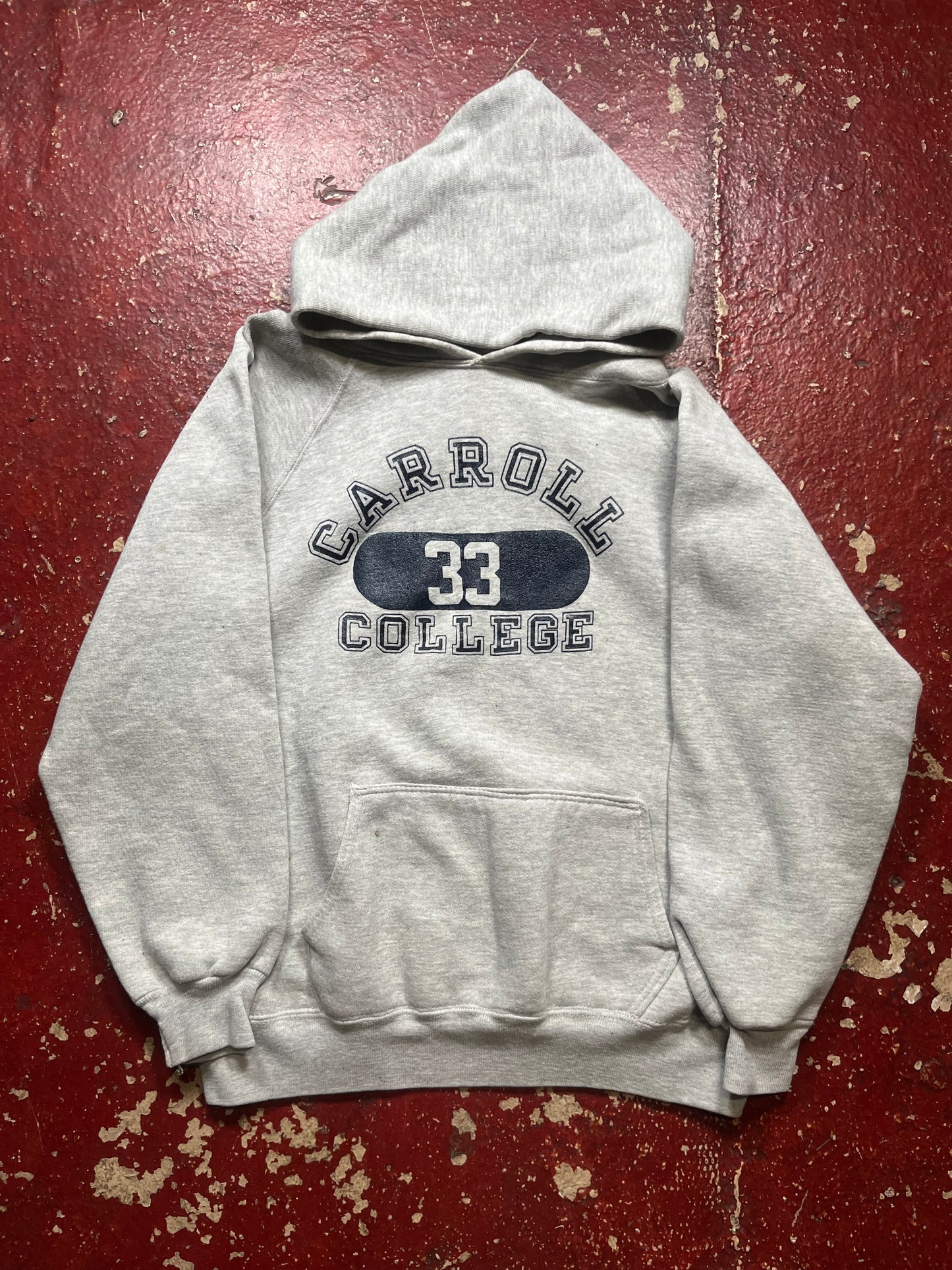 80s Champion Carroll College Hoodie