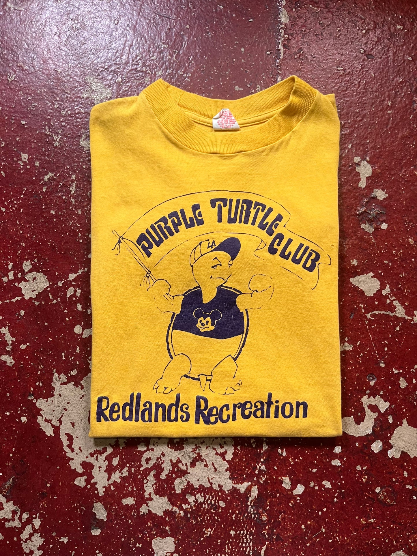 70s/80s Purple Turtle Club Tee