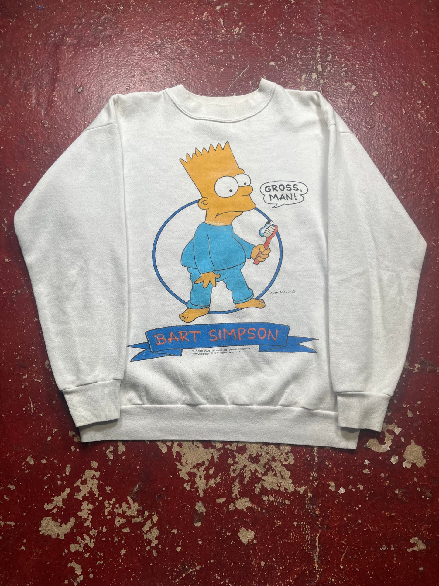 1990 Bart Simpson “Gross Man” Crewneck