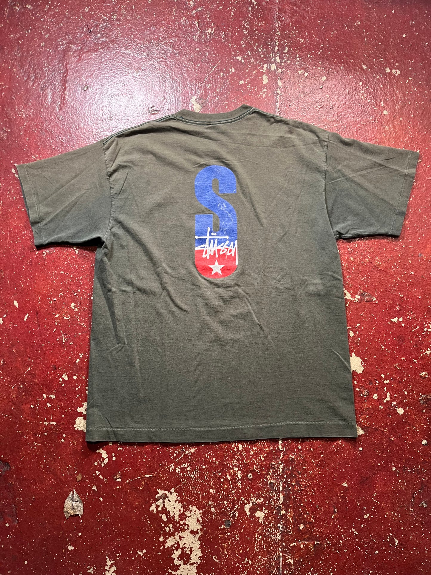 80s/90s Stussy Green Tee