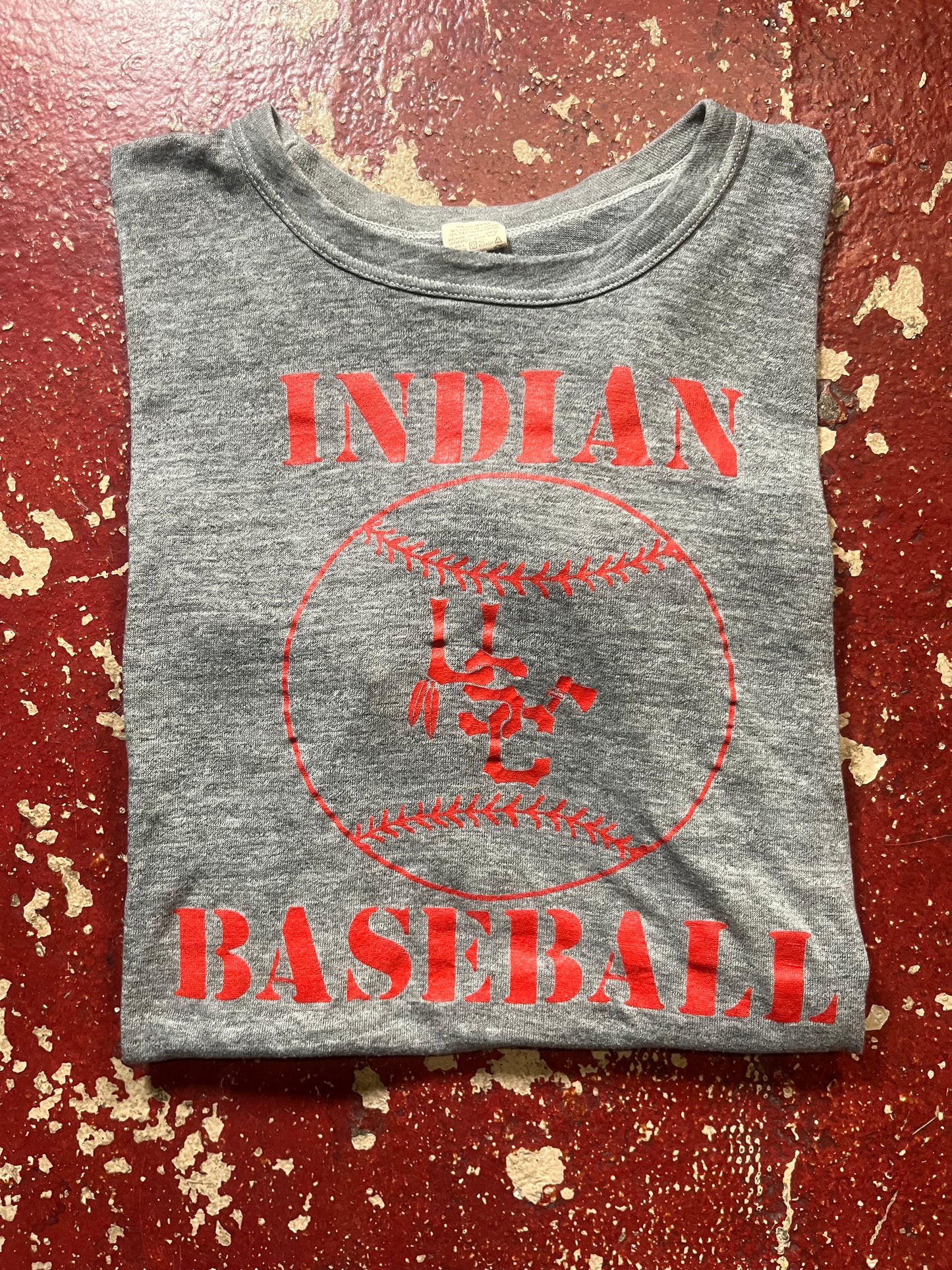70s Russell Indian Baseball Tee