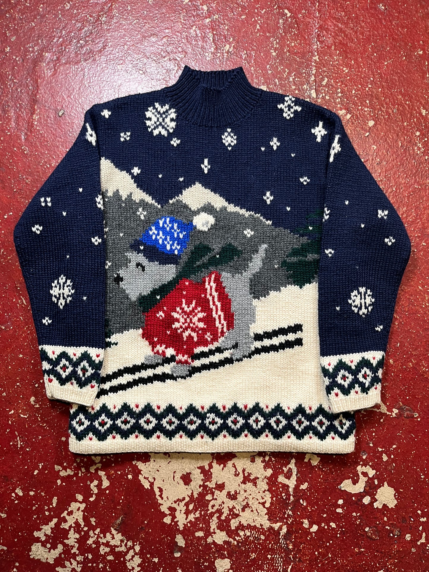 90s Ralph Lauren Skiing Knit Sweater