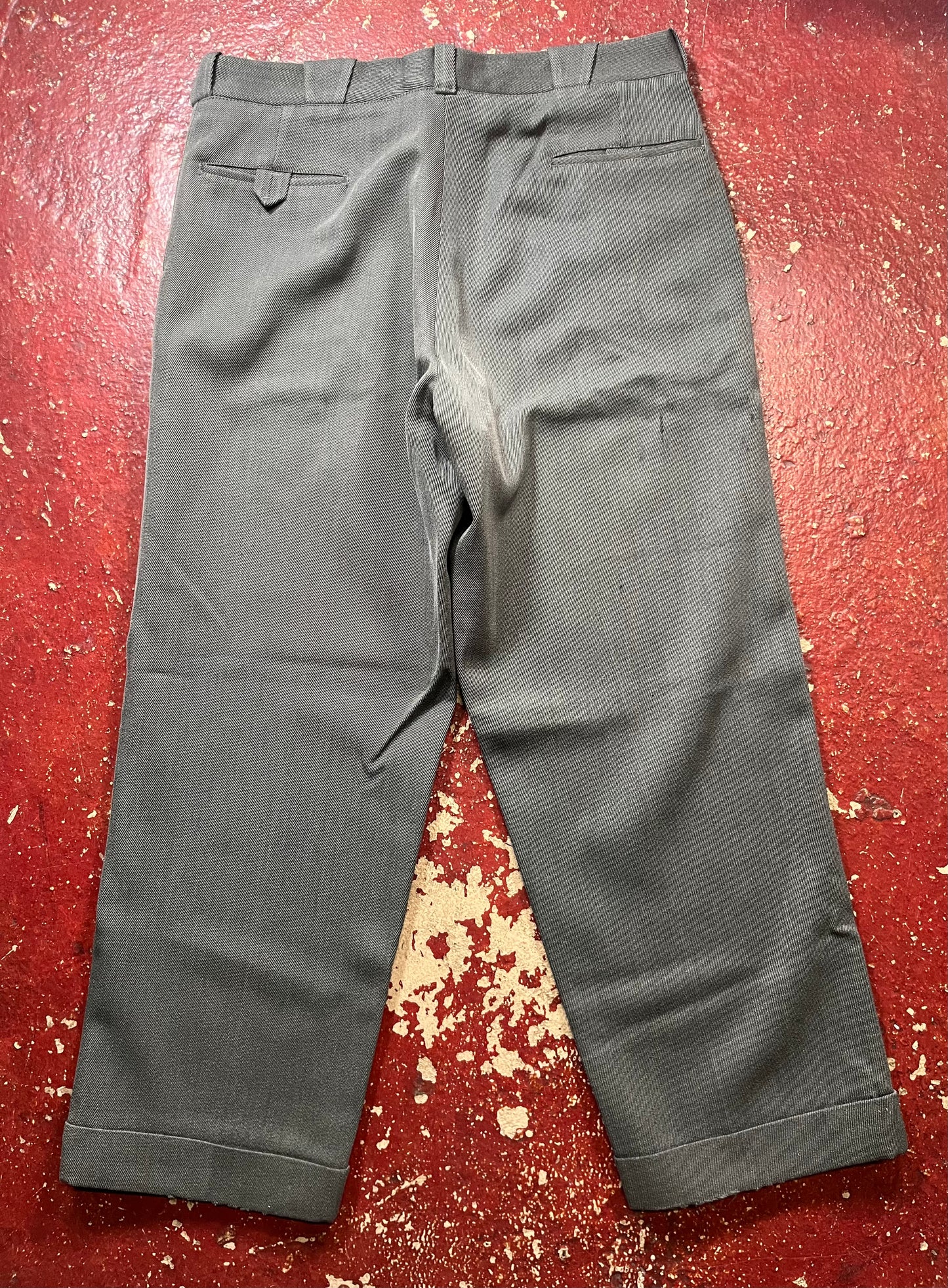 50s Days Whipcord Grey Pants