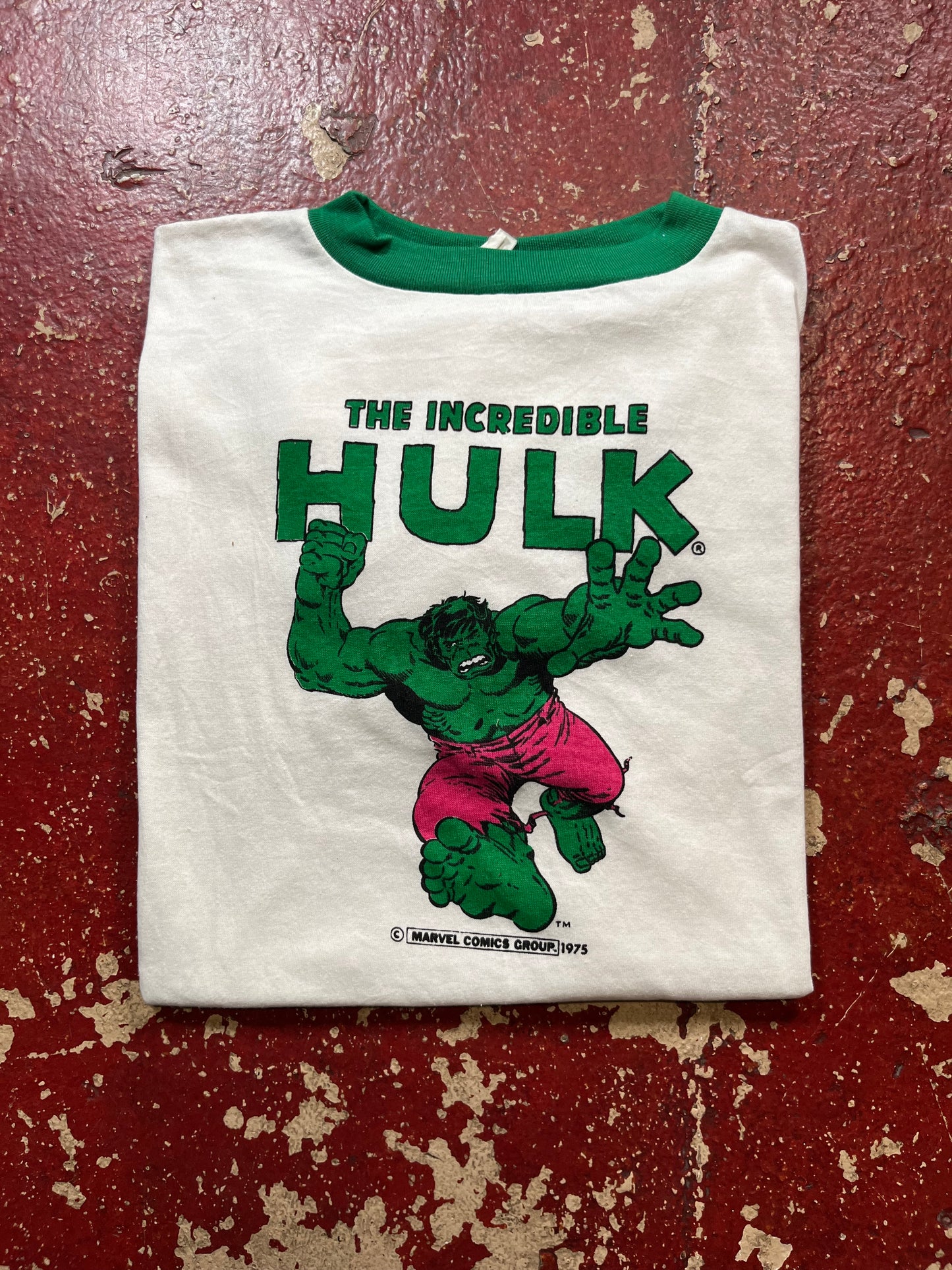 1975 Incredible Hulk Ringer Tee