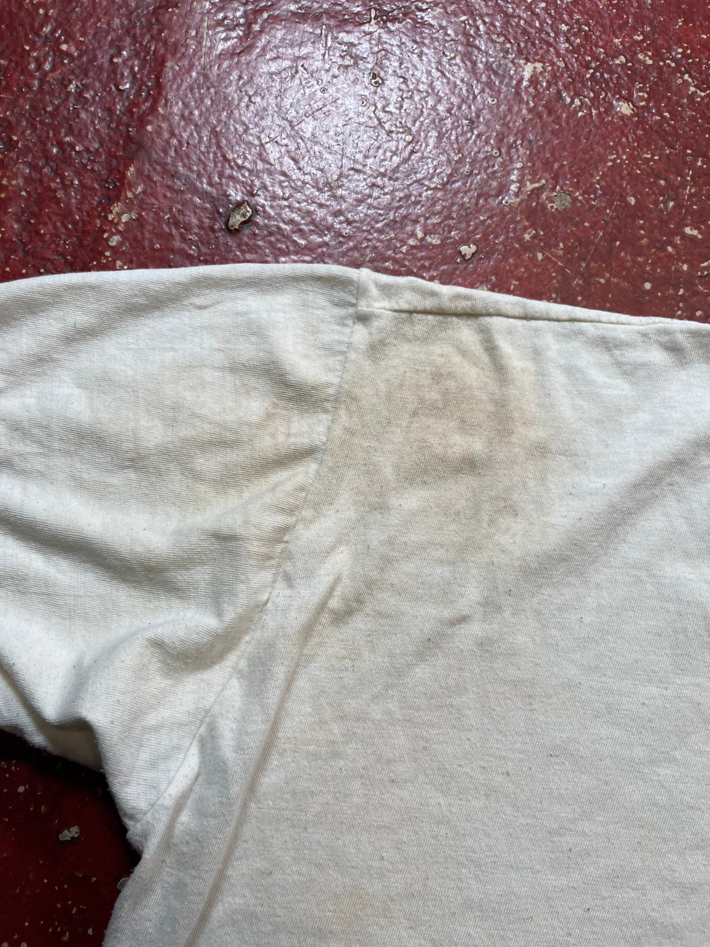 70s Russell White Ringer Tee