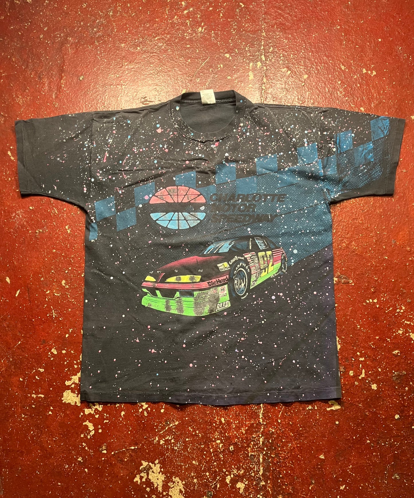 90s Charlotte Motor Speedway AOP Tee