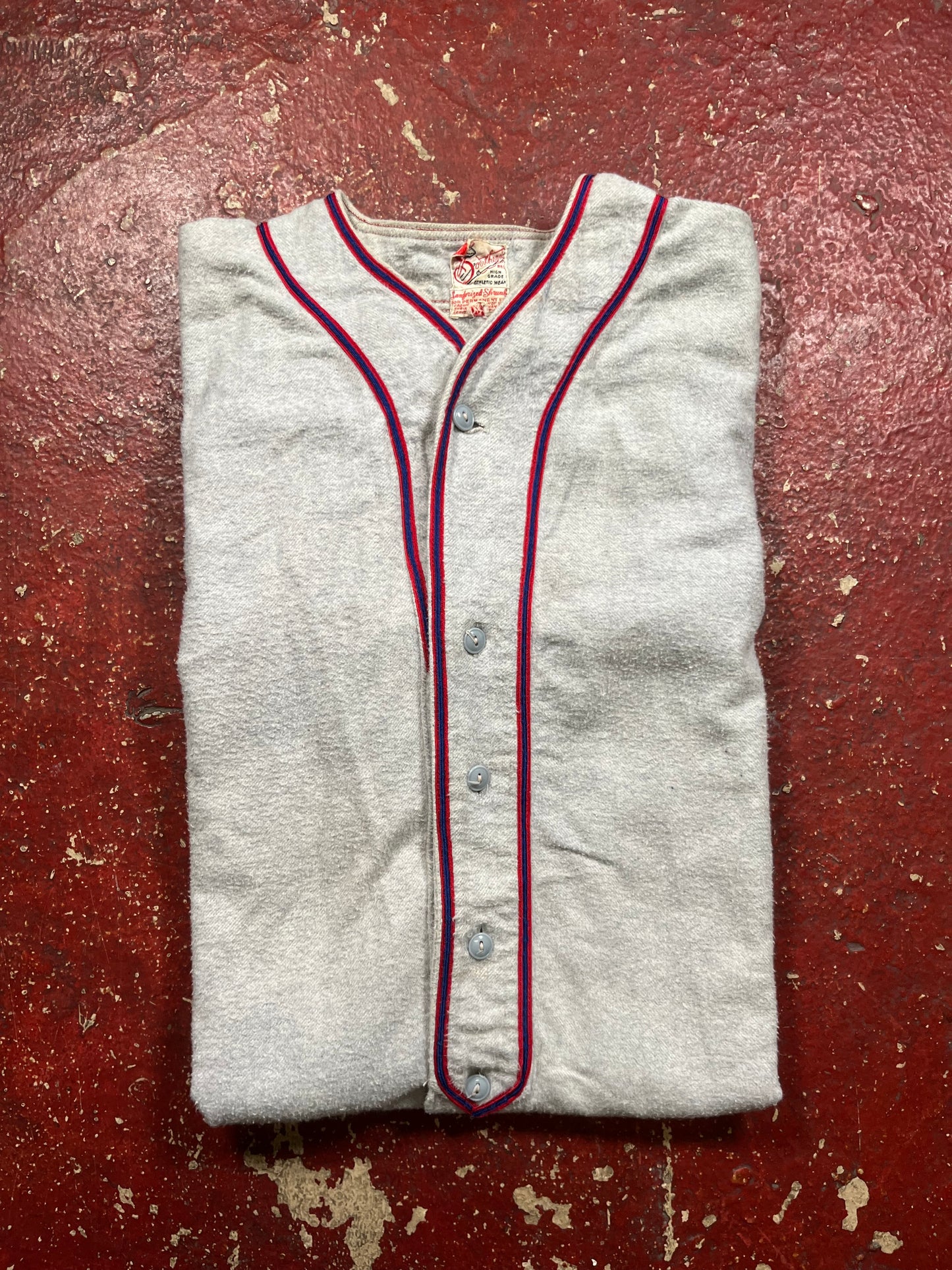 1950s Wool Baseball Jersey