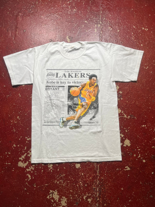 2000 Kobe Bryant Newspaper Tee