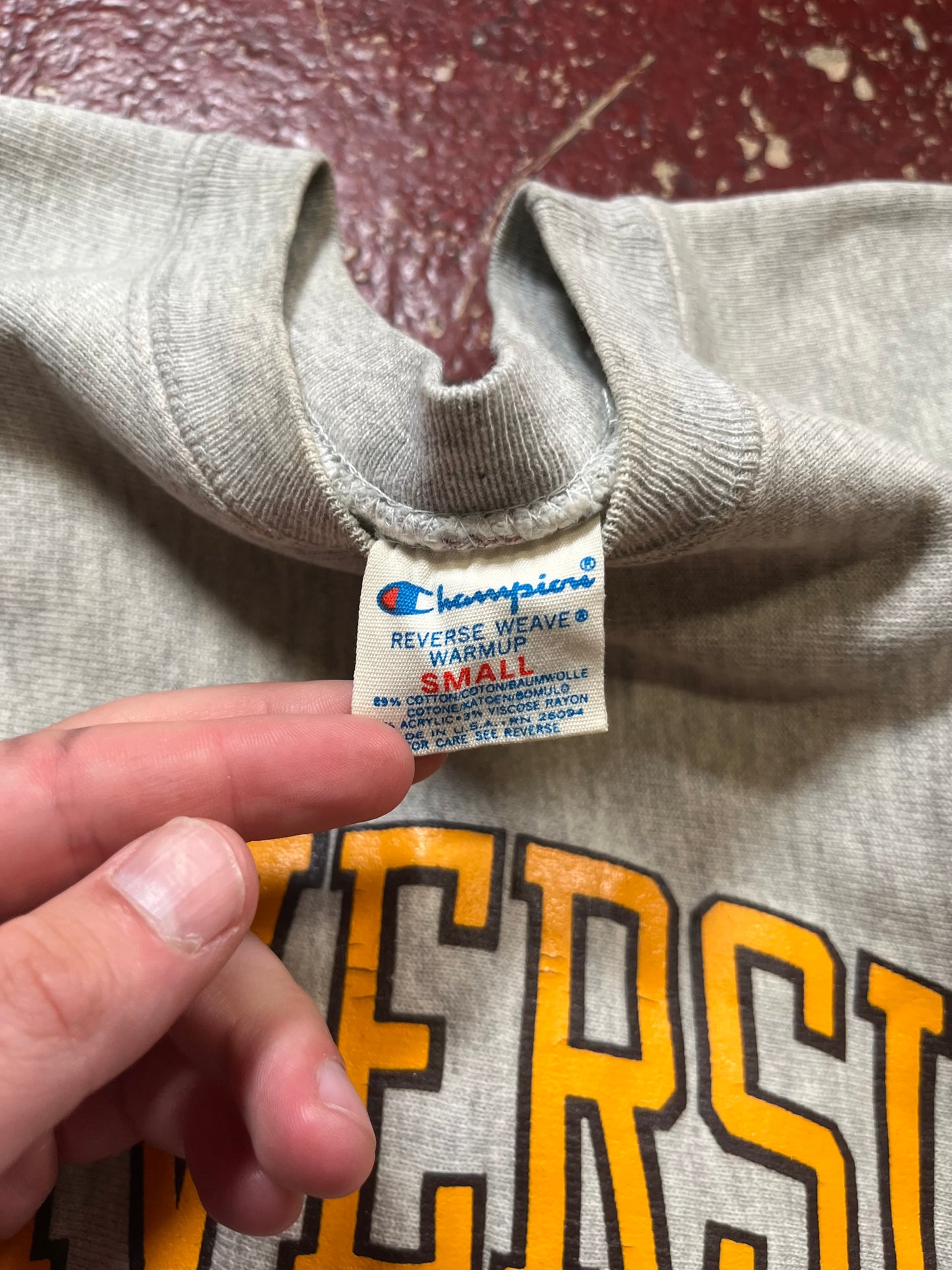 80s Champion Reverse Weave University Of Wyoming Crewneck