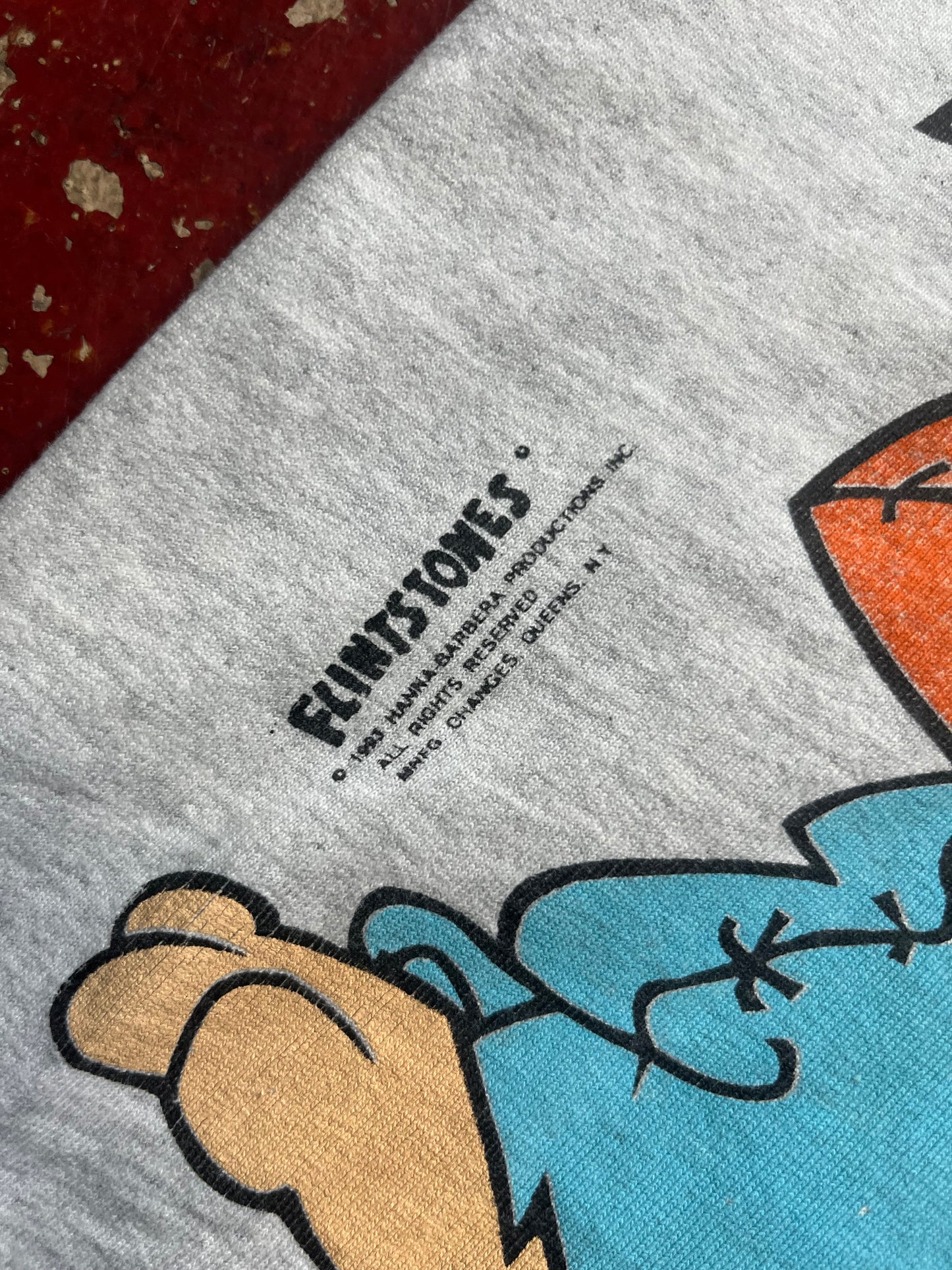 1993 Flintstones Miami Dolphins Tee