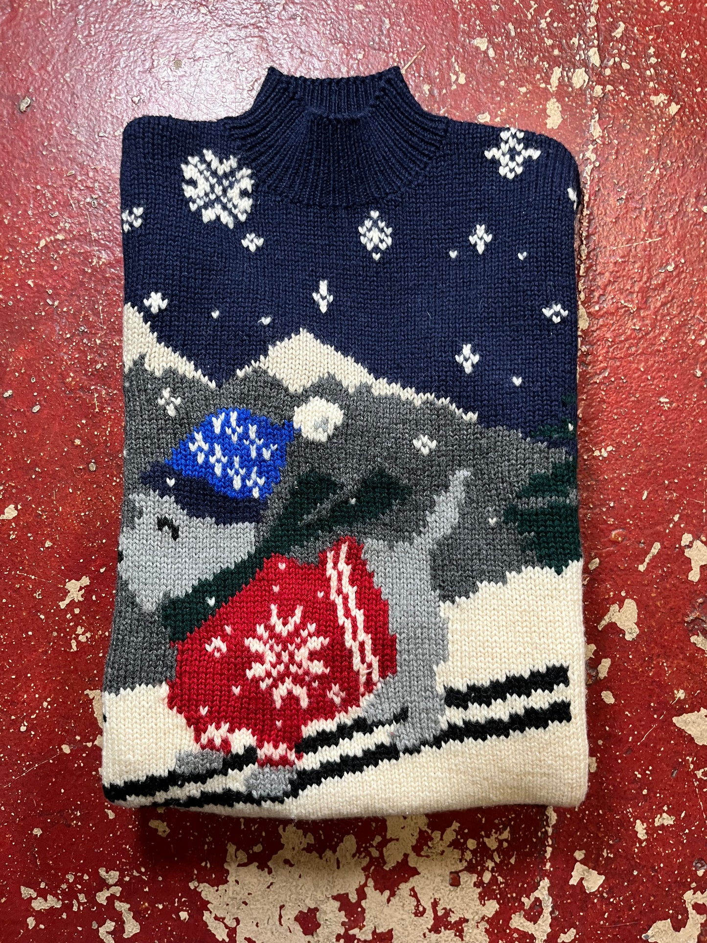 90s Ralph Lauren Skiing Knit Sweater