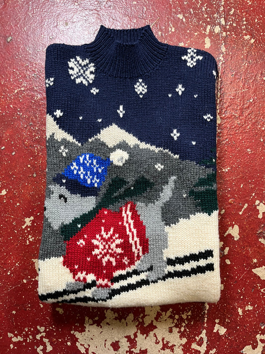 90s Ralph Lauren Skiing Knit Sweater
