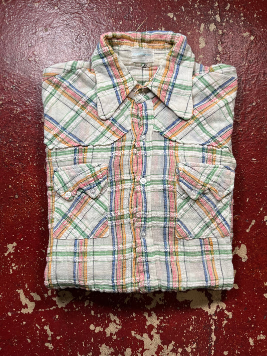 60s/70s Devimport Sawtooth Button Up