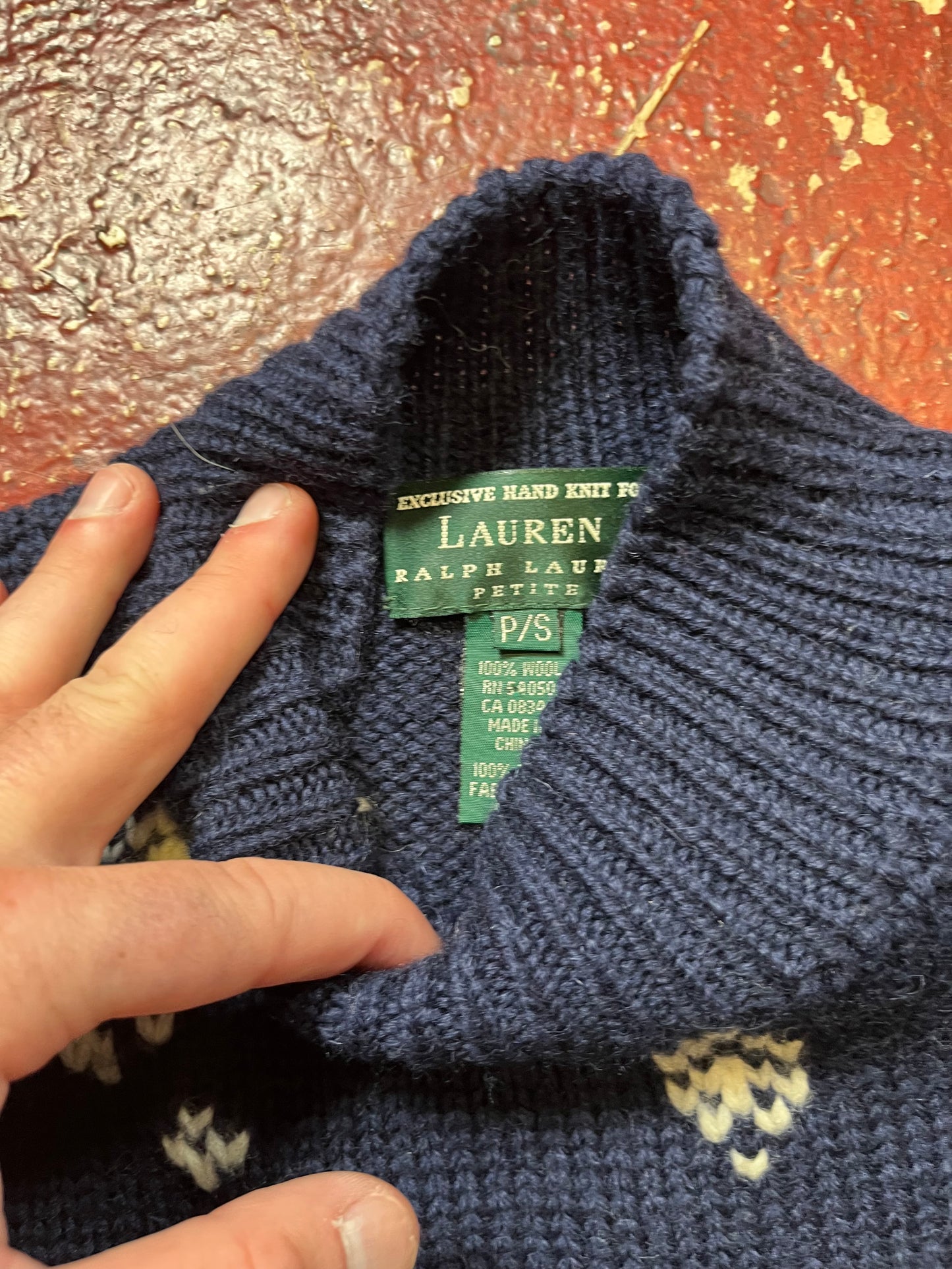 90s Ralph Lauren Skiing Knit Sweater