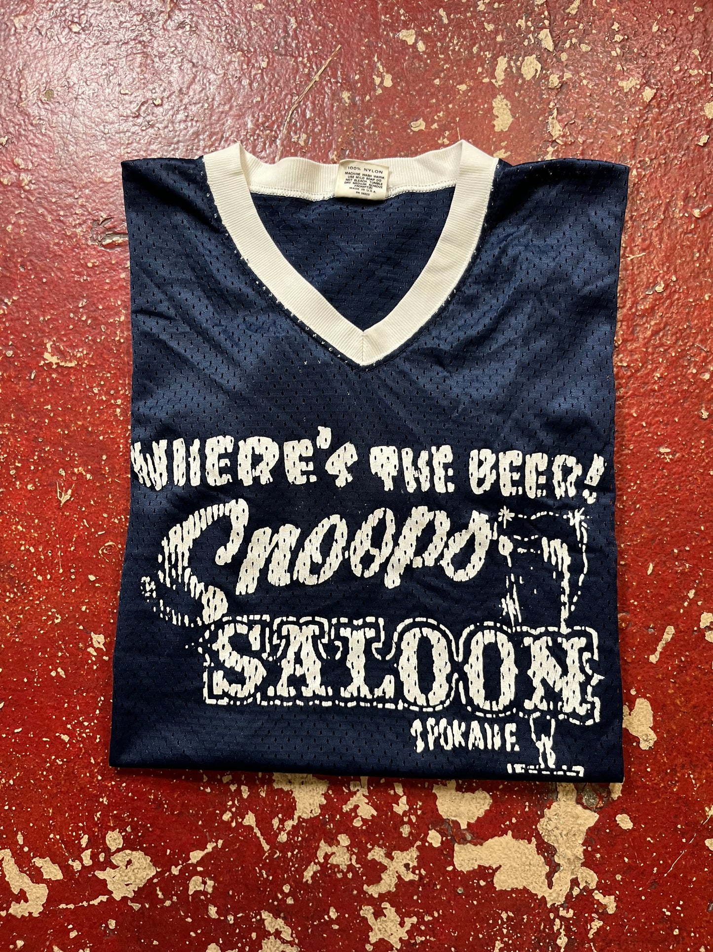 80s Snoops Saloon Mesh Shirt
