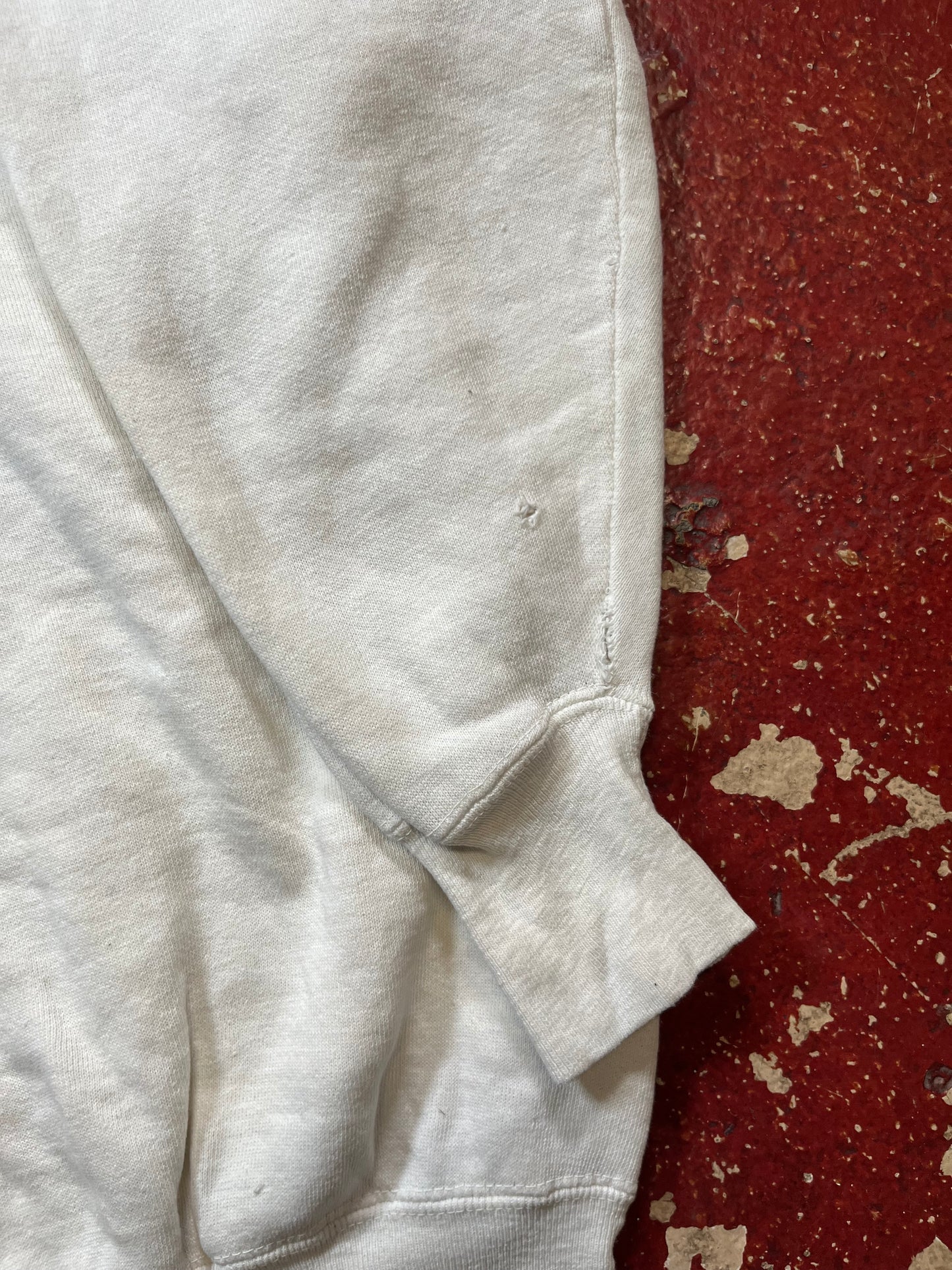 50s/60s White Crewneck