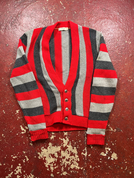 60s Donmoor Striped Cardigan