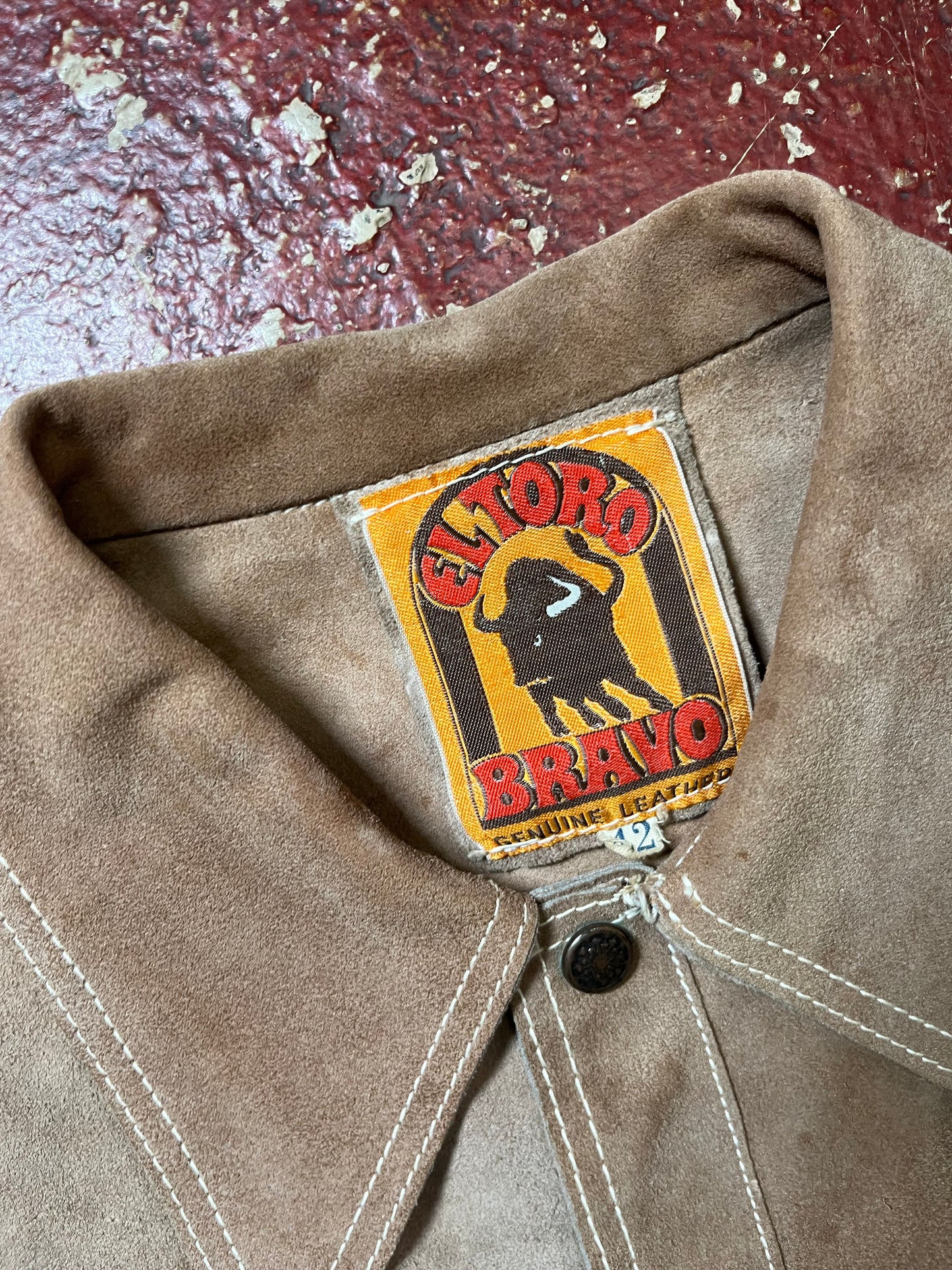60s/70s El Toro Bravo Suede Trucker Jacket