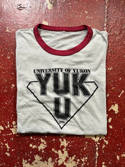 70s/80s University Of Yuk U Ringer Tee