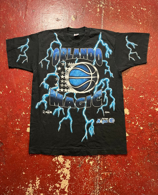 90s Orlando Magic Lighting AOP Tee