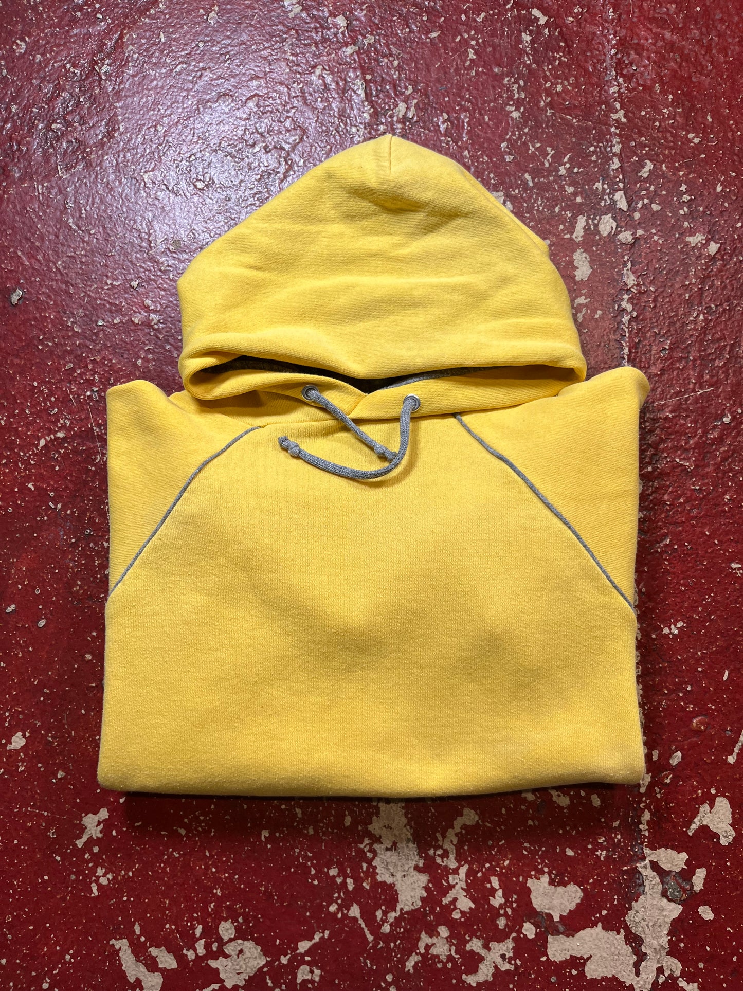 70s/80s Yellow & Grey Hoodie