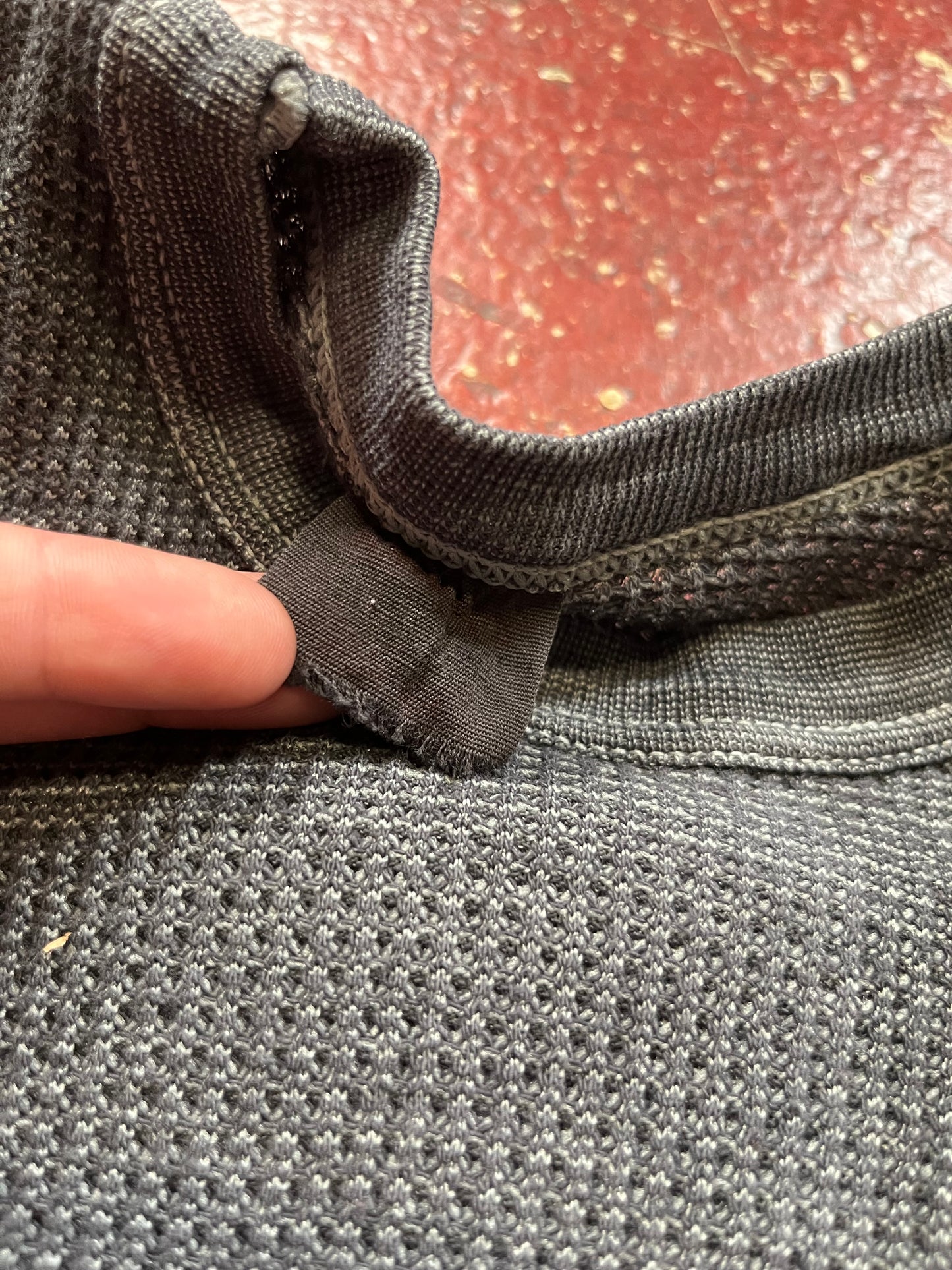 70s Overdyed Black Thermal