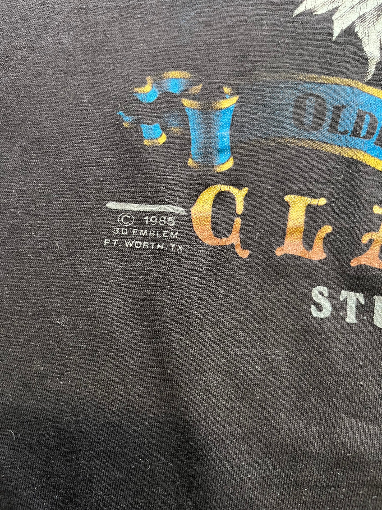 1986 3D Emblem Easyriders Melting Skulls Tee