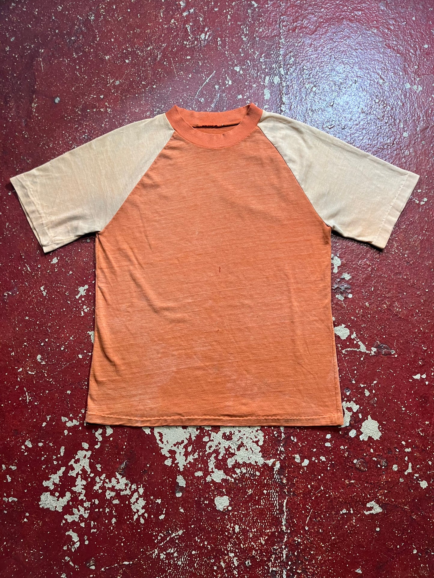 80s Orange Two Tone Shirt