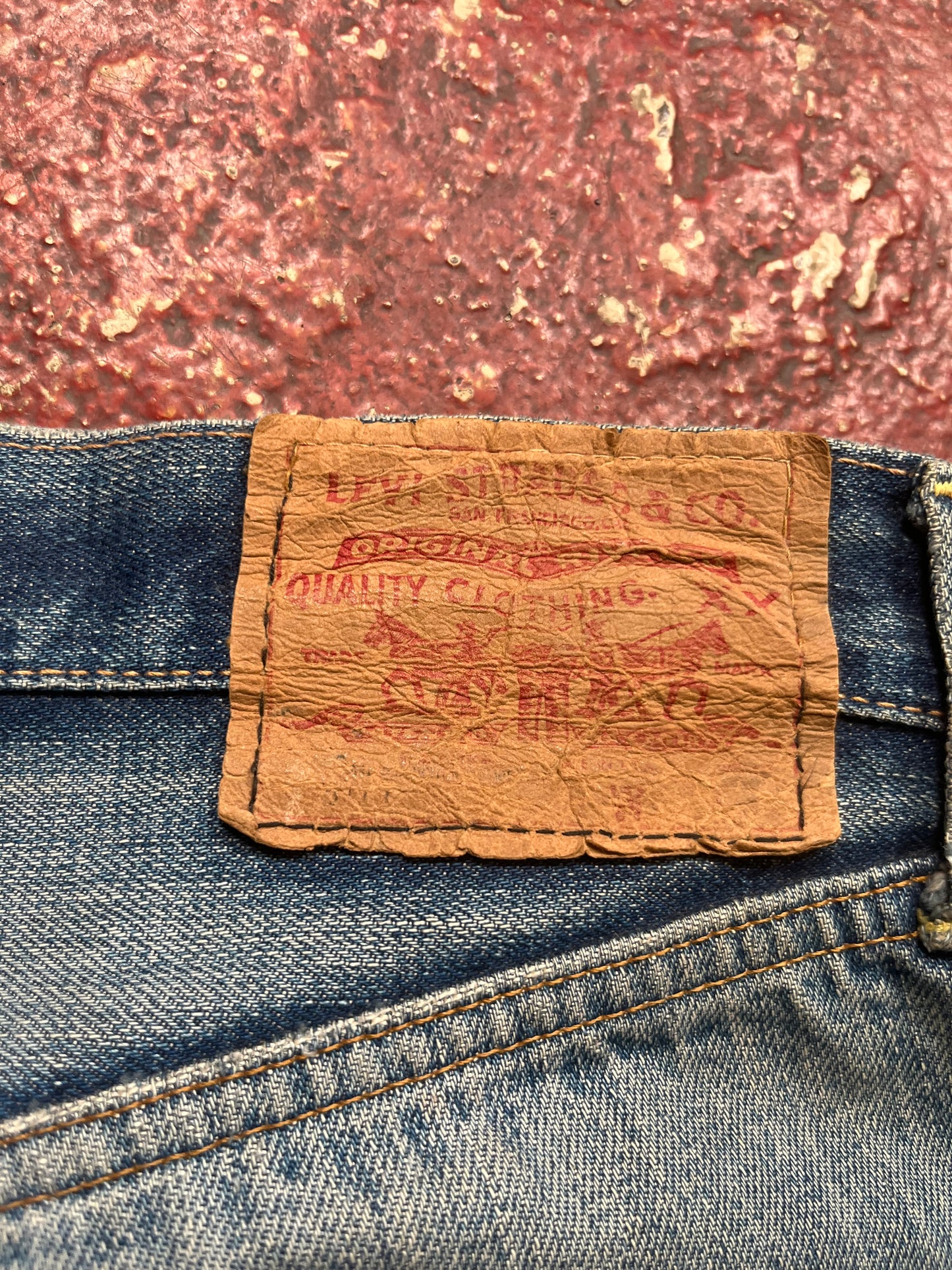 70s Levis 501s Patchwork Jeans