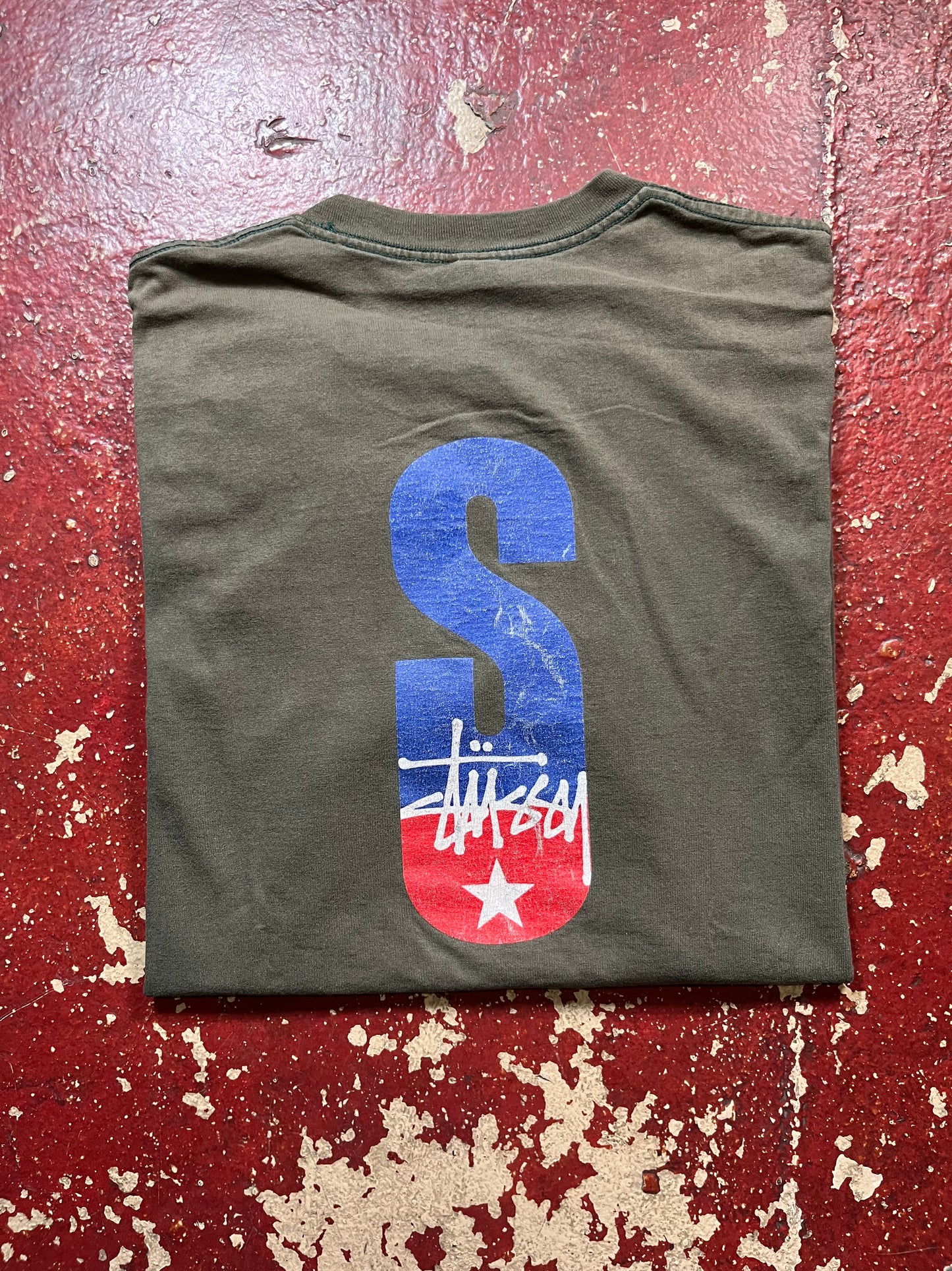 80s/90s Stussy Green Tee