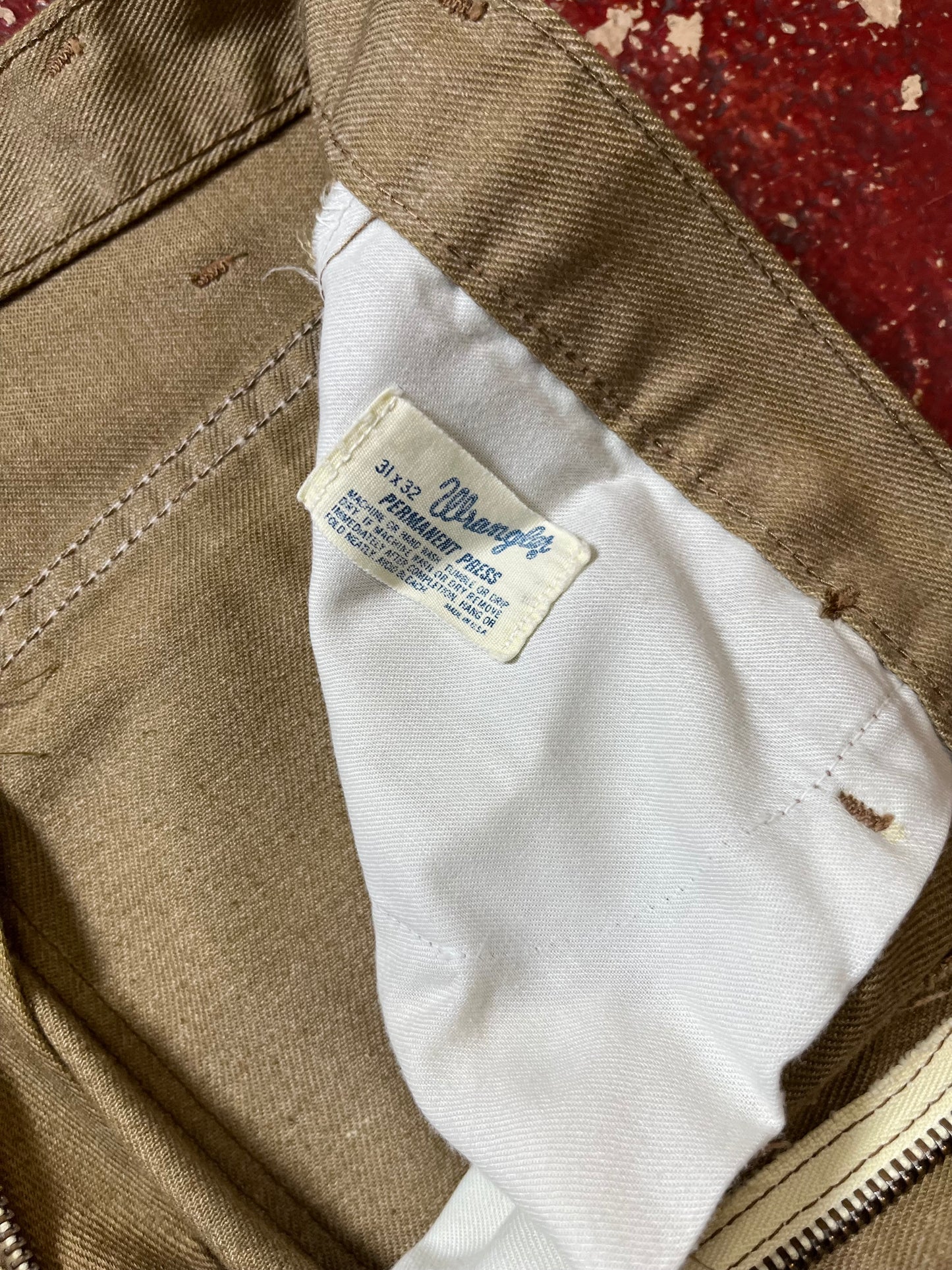70s Wrangler Brown Pants