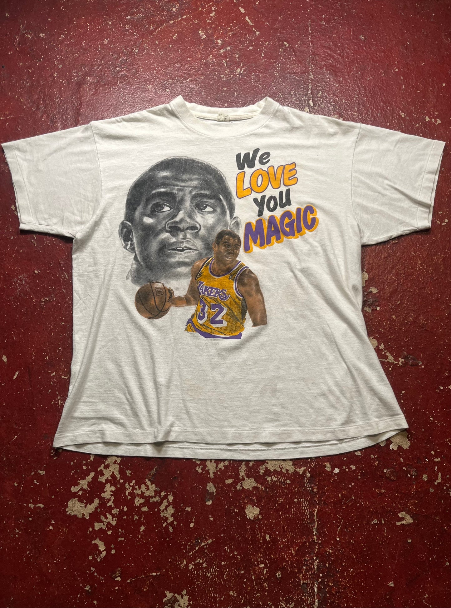 90s Magic Johnson “We Love You” Tee