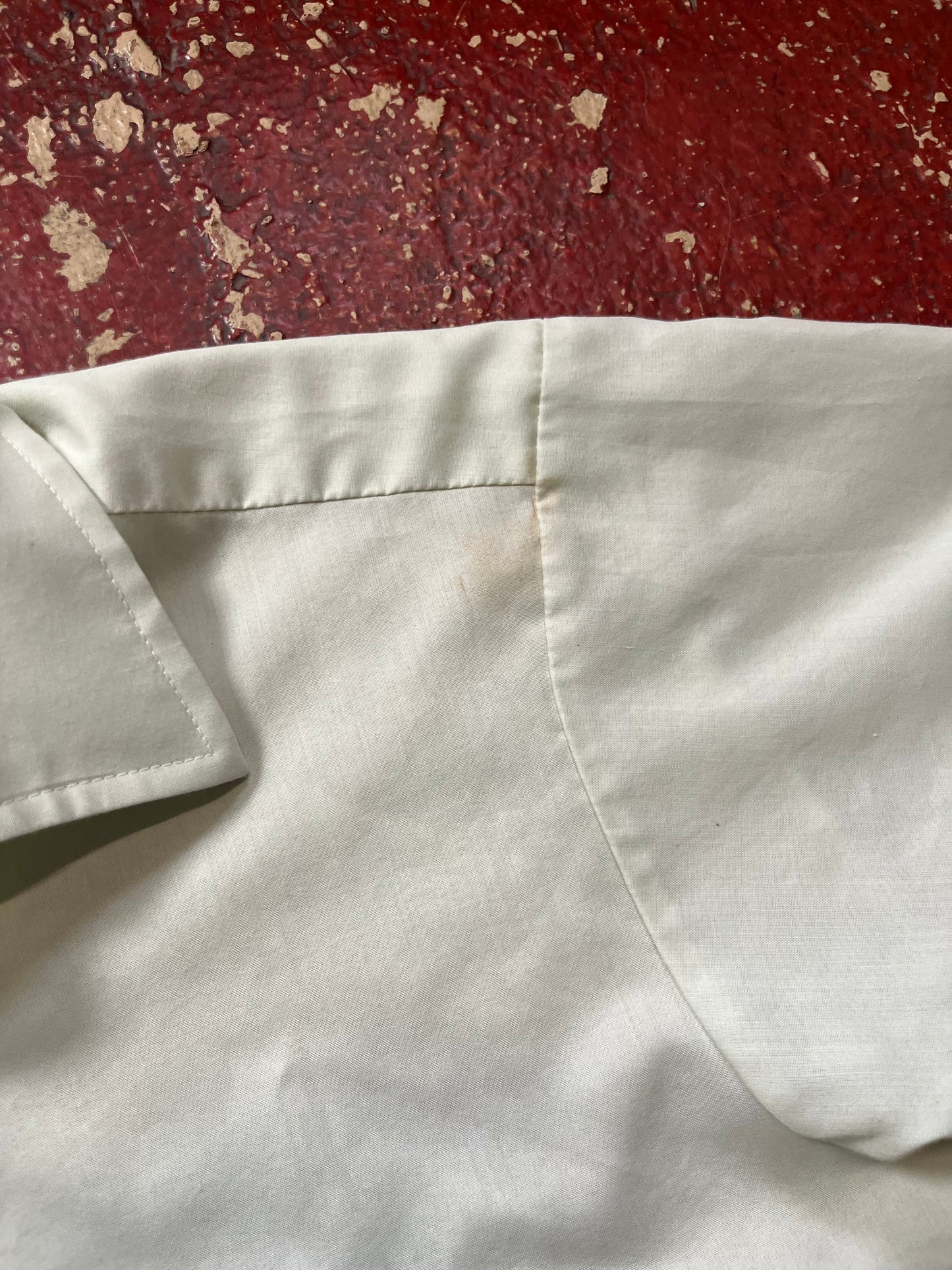 70s Manhattan Green Short Sleeve Button Up Shirt