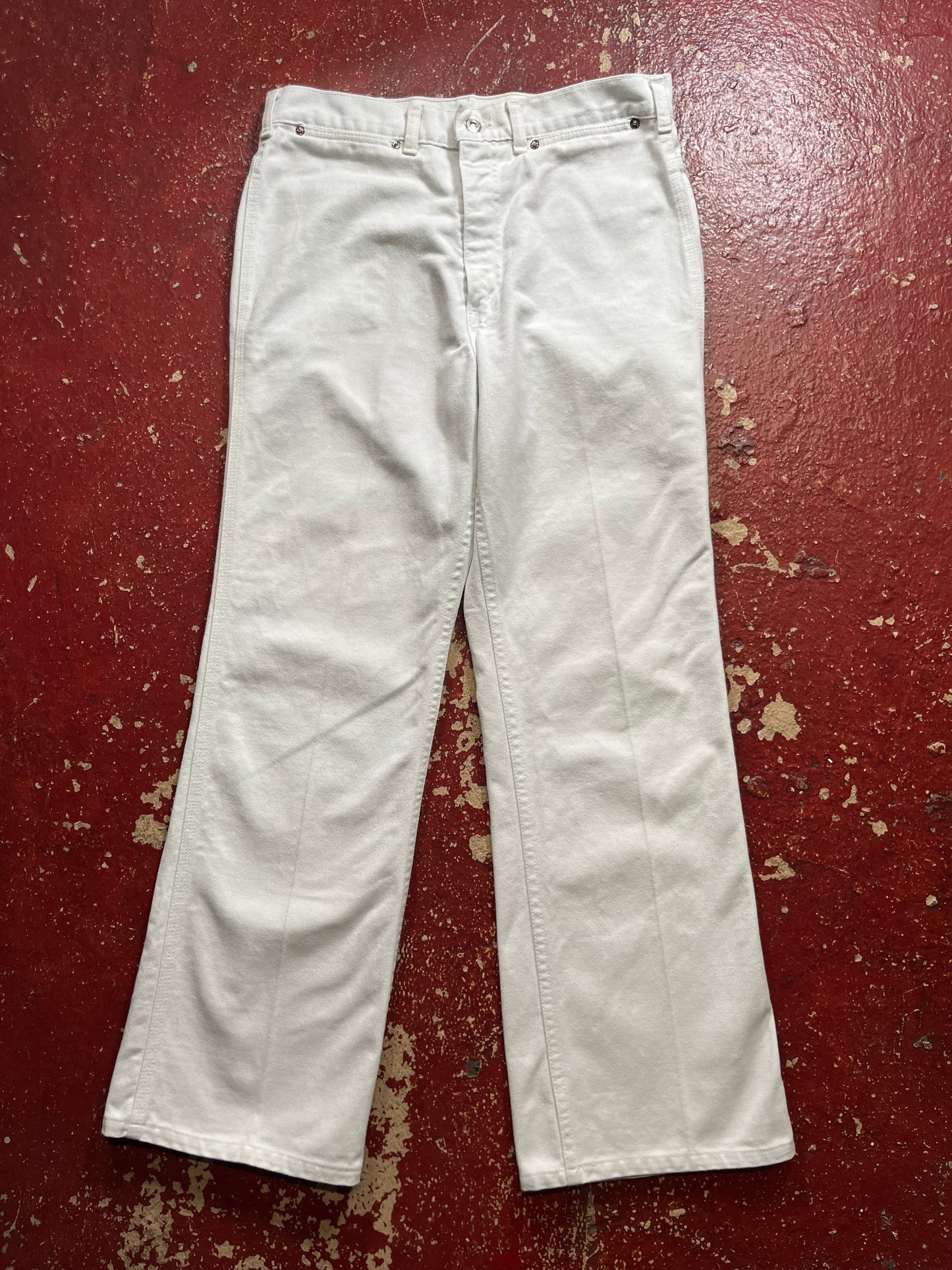 70s Levi’s White Jeans