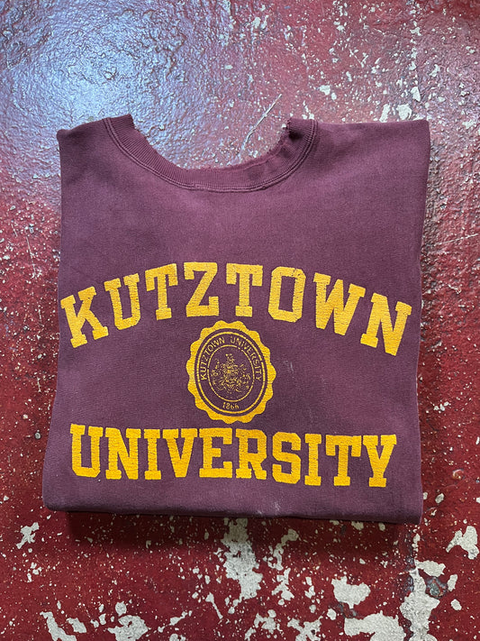 80s Champion Reverse Weave Kutztown University Crewneck