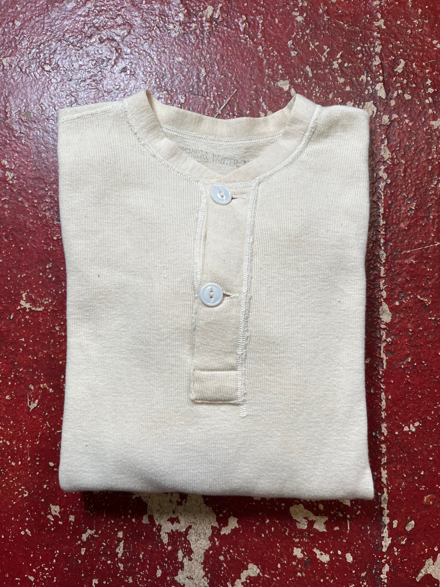 50s Henley Long Sleeve Shirt