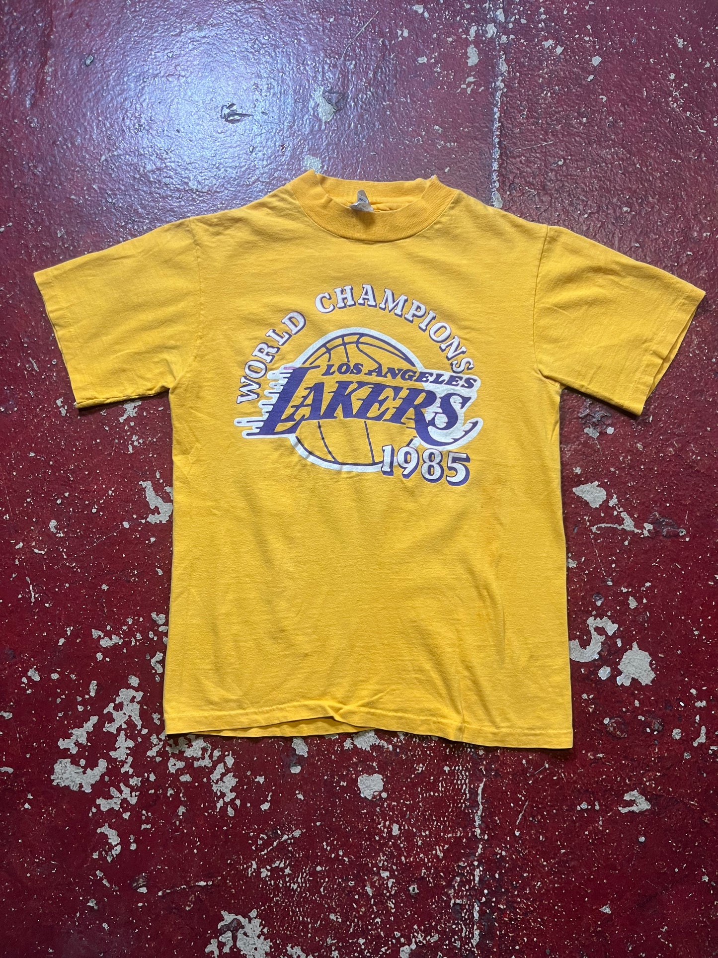 1985 Los Angeles Lakers World Champions Tee