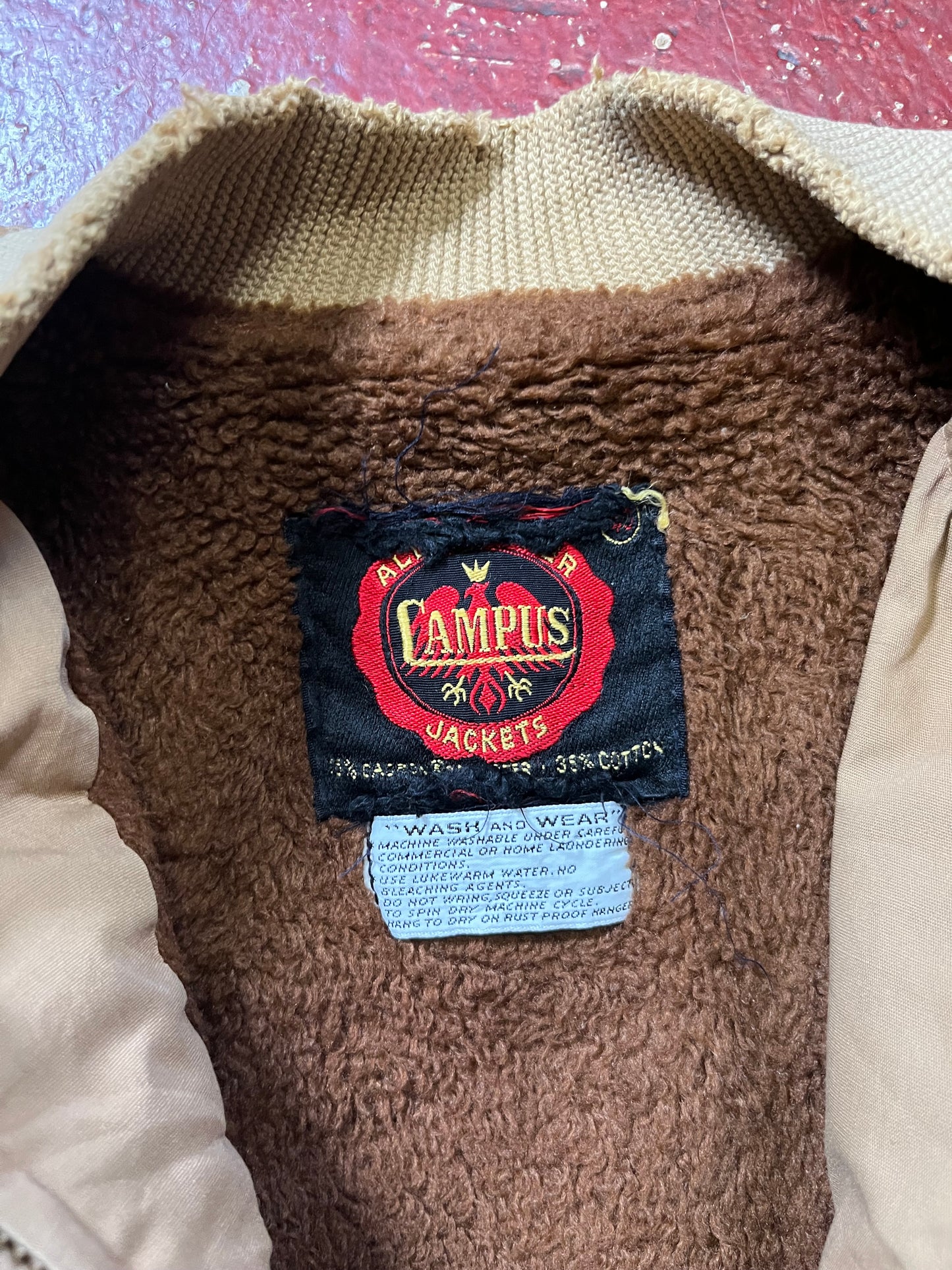 60s/70s Campus Brown Jacket