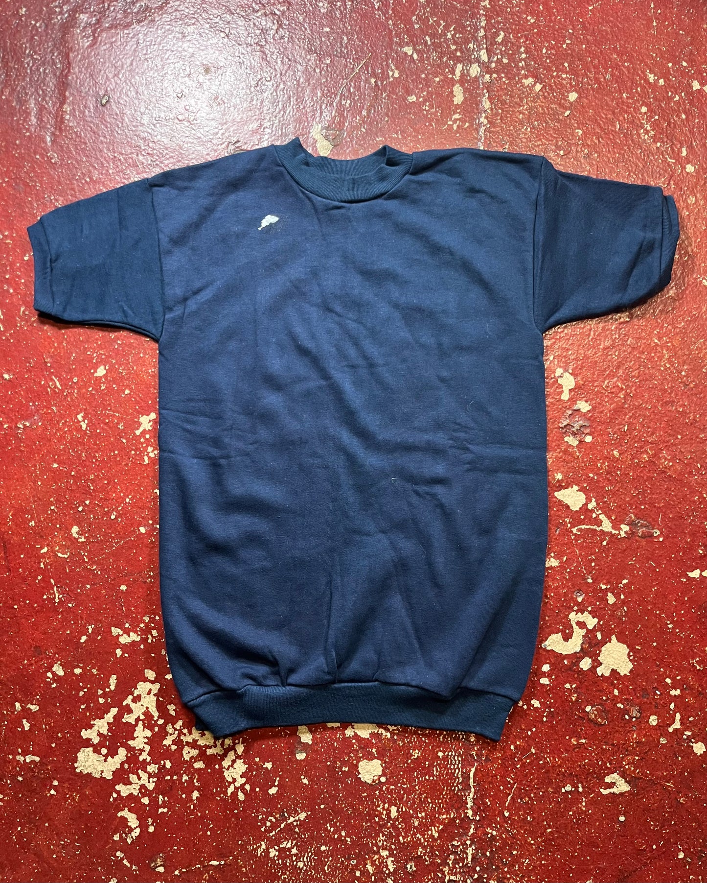 70s Blue Short Sleeve Crewneck