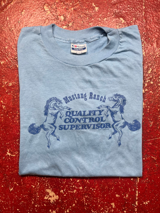 1983 Mustang Ranch “Quality Control Supervisor” Tee