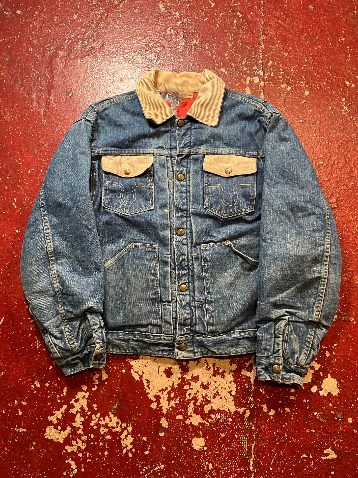 50s Big Smith “Buckaroo” Denim Pleated Jacket