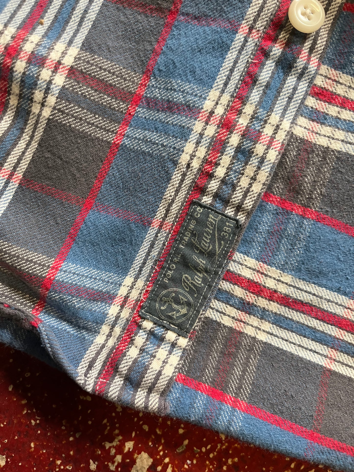 90s Polo Ralph Lauren Blue & Black Flannel