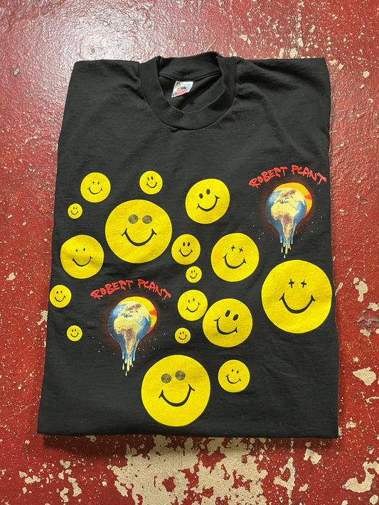 90s Robert Plant Smiley Face Long Sleeve Shirt